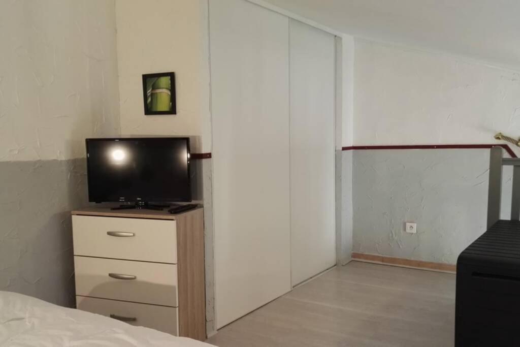Luxueux studio mezzanine en résidence avec piscine au village Le Barcarès Esterno foto