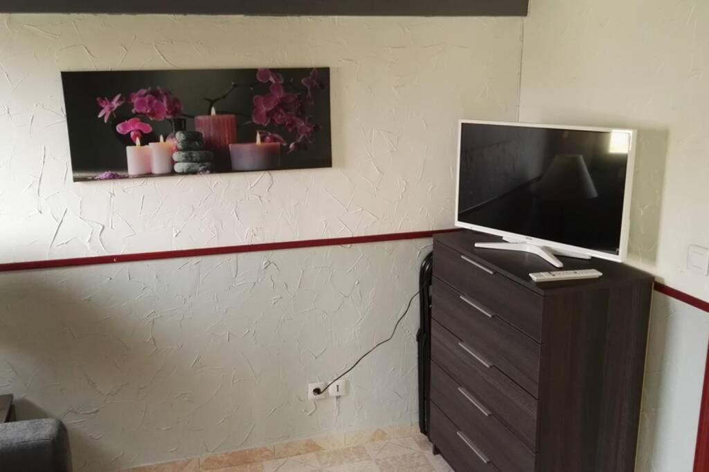 Luxueux studio mezzanine en résidence avec piscine au village Le Barcarès Esterno foto